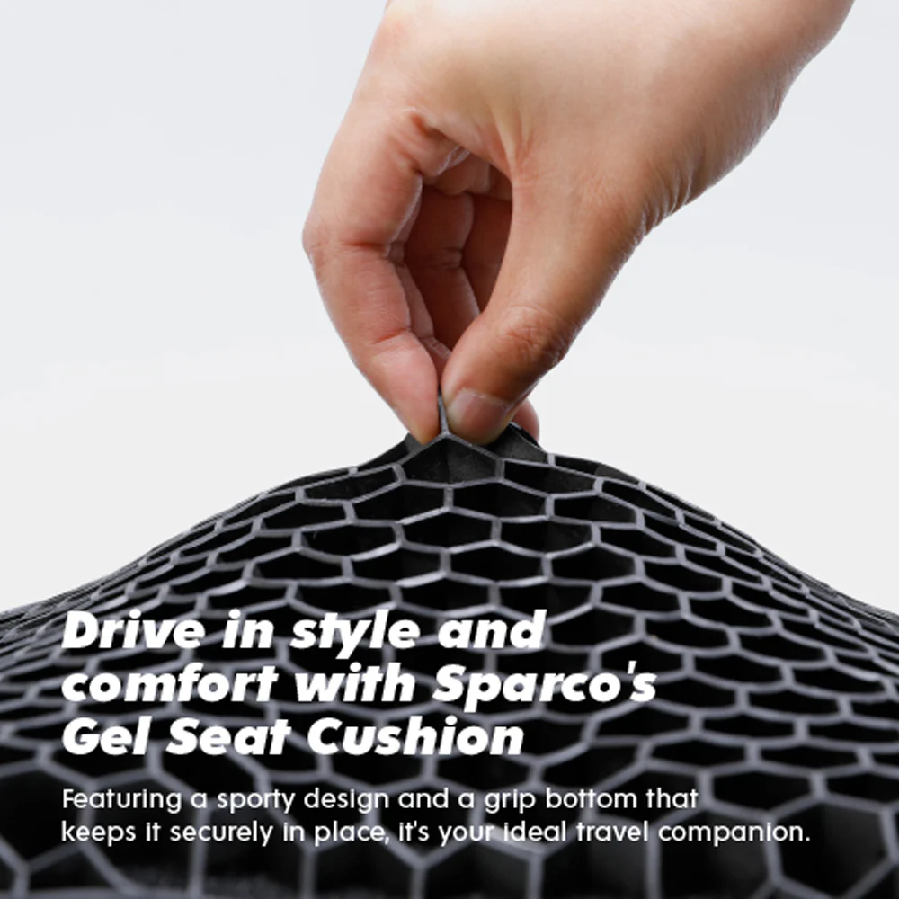 Cojin de Asiento Ergonomico Gel Memory Foam Sparco Sps465bk - Imagen 6