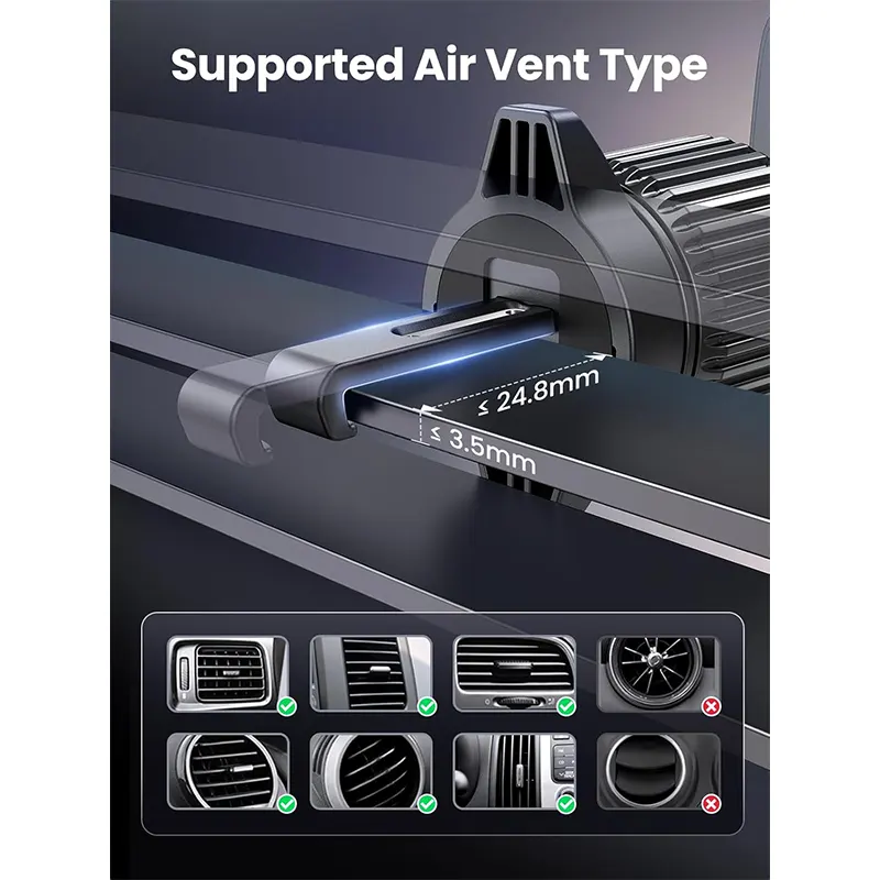 Cargador magnético inalámbrico para auto - UGREEN | CD345 (25925) - Imagen 4