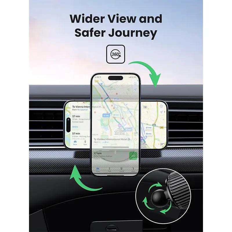 Cargador magnético inalámbrico para auto - UGREEN | CD345 (25925) - Imagen 5